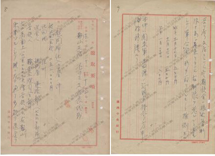 Telegraphs from the collection of the Jilin Prefecture Archive in China