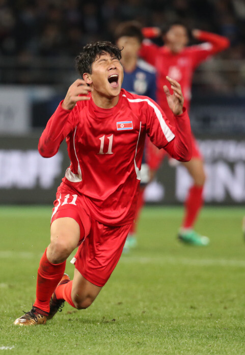 북한, 정일관 해트트릭 앞세워 월드컵 예선 미얀마 6-1 승