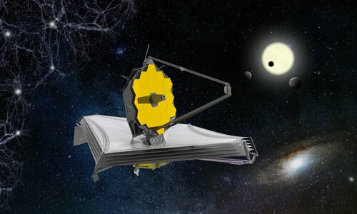 제임스웹 우주망원경 발사…금빛 거울로 최초의 별을 본다