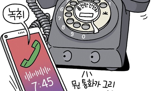 전화 도수제와 ‘용건만 간단히’ / 안영춘
