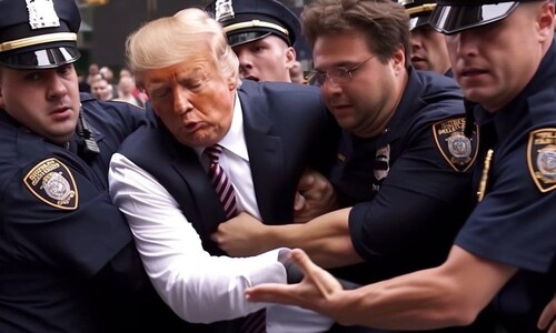 트럼프 체포됐다고?…AI로 만든 가짜 사진 퍼지며 논란