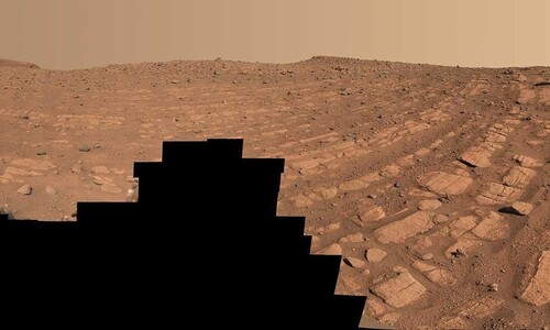 거센 물살이 만든 이 암석 행렬…여기는 화성
