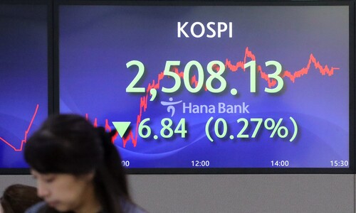 미 긴축 우려에 증시 약세…코스피 2500선 턱걸이