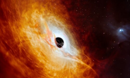 우주 최대 ‘지옥불’ 발견…매일 태양만 한 별 하나씩 삼킨다