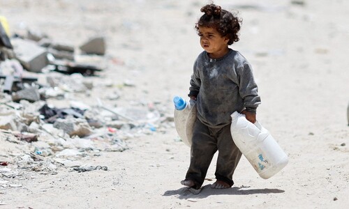1인당 하루 400㎖의 물…지옥보다 더한 가자에서 아이들이 산다