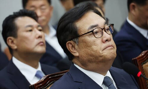 정진석 “기밀…북한이 보고 있다” 이종섭-대통령실 통화 답변 거부