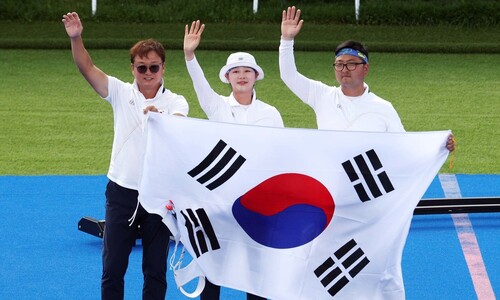 임시현·김우진, 양궁 혼성 금메달…한국, 단체전 세 종목 싹쓸이