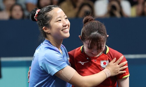 신유빈 ‘패자의 품격’에 일본도 감동 “멋진 스포츠맨십”