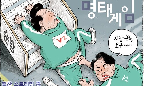 명태게임 [11월 15일 한겨레 그림판]