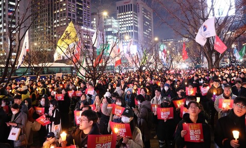 탄핵 불지피는 ‘촛불’들, 오늘 오후3시 국회 앞 총집결