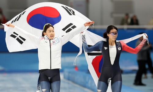 여자 스피드스케이팅 500m도 금·은 쓸어담아…김민선·이나현