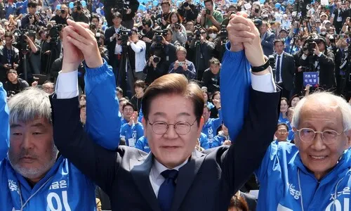 이재명 “내란종식” 광화문서 첫발…수차례 “정치보복 않겠다”