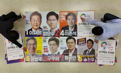 이재명 49.3%-김문수 25.8%…중도층선 더 격차 51.8%-14.4%