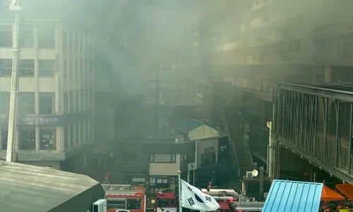 <font color="#FF4000">[속보] </font>서울 중구 세운상가 옆 노후 건물 화재…을지로 통제 중