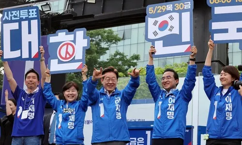 서울 동부 누빈 이재명 “‘상왕’ 윤석열 귀환 두고 볼텐가”