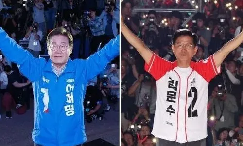 각 후보의 예상 득표율과 오늘 신문 1면은? <font color="#00b8b1">[6월3일 뉴스뷰리핑]</font>