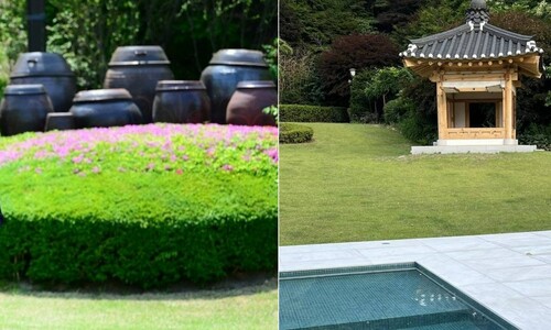 “윤석열 개 수영장 옆 ‘비엔날레 정자’, 원래 장독대 자리였다”
