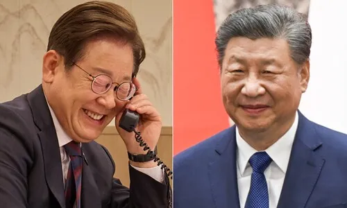 이 대통령, 시진핑과 첫 통화 “11월 경주 APEC 초청”