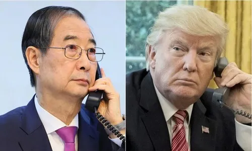 트럼프, 한덕수한테 “대통령 적임자”…통화 내용 추가 확인