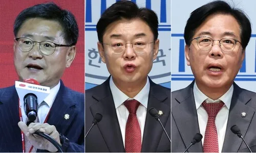4선 이헌승 국힘 원내대표 출마…송언석·김성원과 ‘3파전’