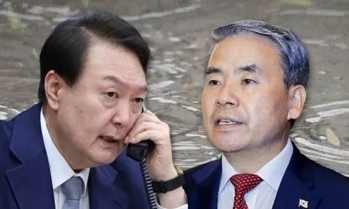 <font color="#FF4000">[속보]</font> 채 상병 특검, ‘윤석열 비화폰 통신내역’ 제출받아
