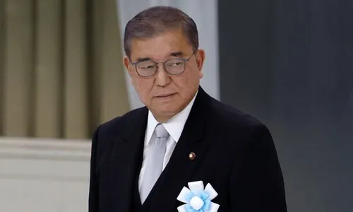 이시바 일본 총리 “전쟁 반성…다시는 잘못된 길 가지 않을 것 맹세”