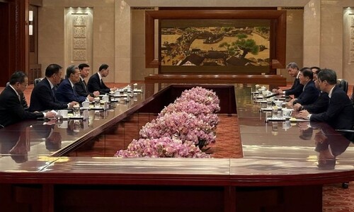 특사단, 중국 서열 3위 만나 “시진핑 방한 내실있게 준비”