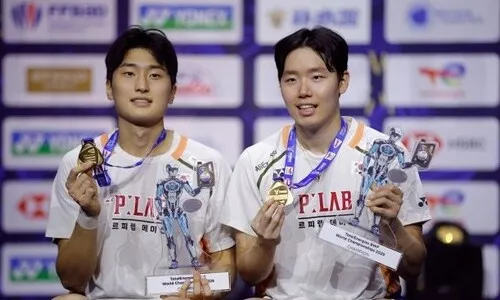 배드민턴 ‘황금 콤비’ 김원호·서승재, 세계선수권 우승