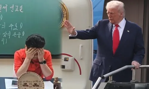 트럼프 가고 “극우 청천벽력”…윤석열의 윤 자도 안 꺼내고 떠났다