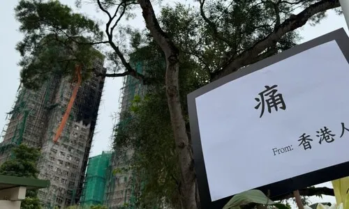 홍콩 화재 희생자 146명으로 늘어…진상규명 요구, “반중국” 진압