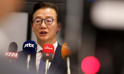 [단독] 전재수, “천정궁 다녀갔다” 메모 넉달 전에도 ‘한학자 특별보고’에 등장