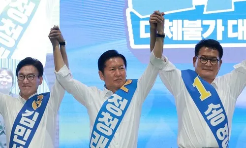 정청래의 재역전? 김민석의 연승?…민주, 오늘 강원·TK 경선