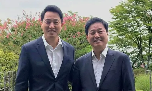 오세훈 “용산공원 1㎝도 양보 못 해”…김영배 “자기 정치만”