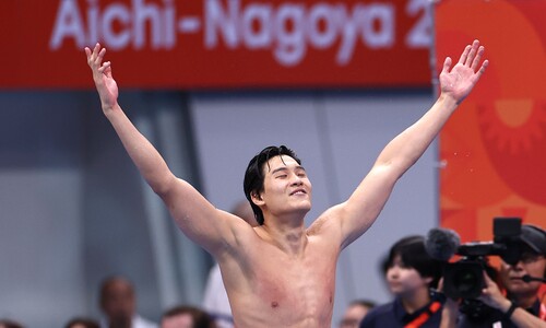 [속보] 김영범, 자유형 50m 금메달…아시안게임 신기록