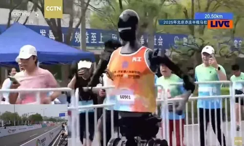 휴머노이드로봇, 하프마라톤 완주…기록은 2시간40분