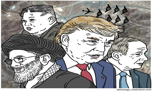 [Column] ‘Bloody noses’ in North Korea and ‘midnight hammers’ in Iran