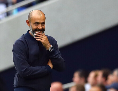 Tottenham's new manager, Nuno Espirito Santo, led his team to victory over defending champions Manchester City on Sunday. (Reuters/Yonhap News)