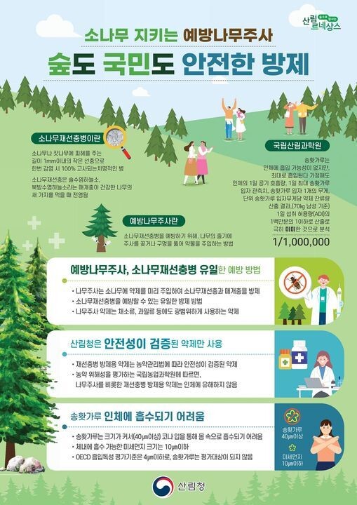 2024년 4월23일 산림청이 낸 홍보자료.