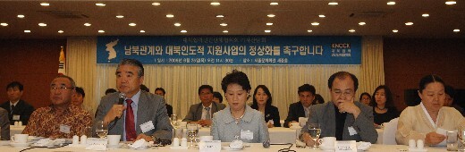  the president of the Korea NGO Council for Cooperation with North Korea (KNCCK)