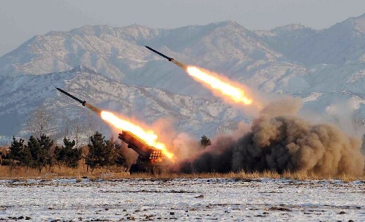  2009 shows a missile-firing drill at an undisclosed location in North Korea. North Korea on July 4