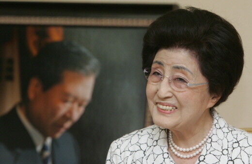  former first lady and widow of late South Korean President Kim Dae-jung