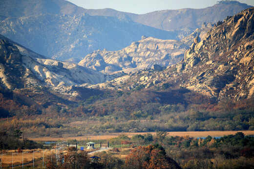  through which tourists to Mount Geumgang must pass before entering North Korea