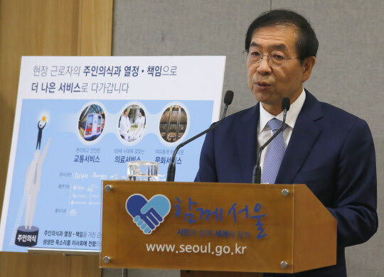 Seoul Mayor Park Won-soon explains the city’s labor policy