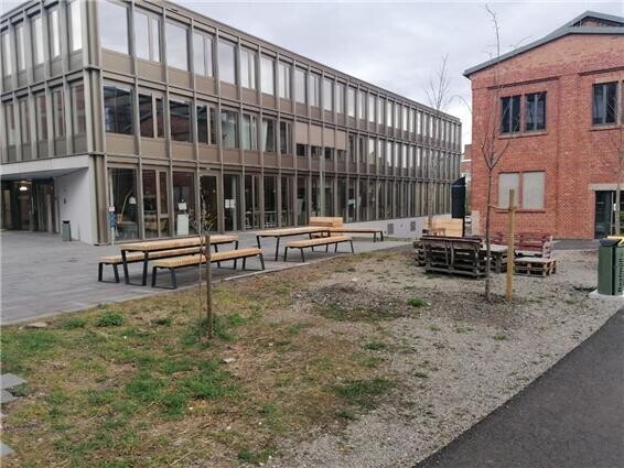 The lot at the University of Kassel in central Germany where a Statue of Peace is to be installed. The university has allowed the statue to remain here on its campus indefinitely. (provided by Korea Verband)