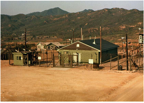 The “Monkey House” where ADM platoon members were trained at Camp Stanley, as shown in 1968. (courtesy Michael Roach)