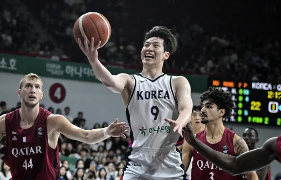 남자농구 대표팀 ‘아시아컵 모의고사’ 합격…카타르에 9…