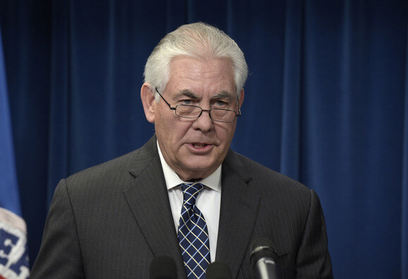 US Secretary of State Rex Tillerson (AP/Yonhap News)
