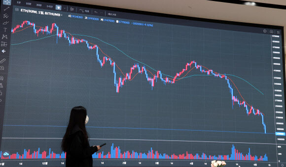 가상화폐 전체 시총, 7개월 만에 2조달러 증발 : 금융·증권 : 경제 : 뉴스 : 한겨레