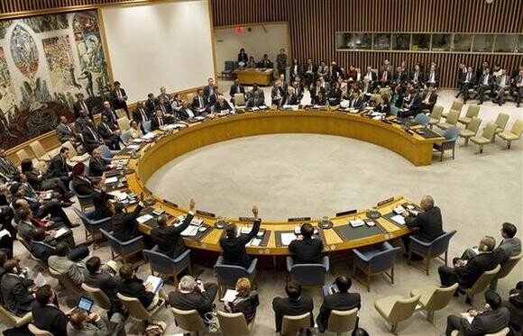 A meeting of the UN Security Coucil