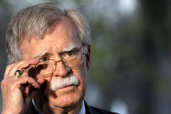 White House National Security Advisor John Bolton during an interview at the White House on Mar. 29. (Yonhap News)